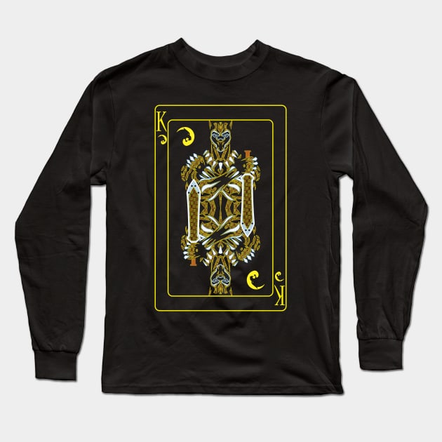 The Black Card Killmonger Long Sleeve T-Shirt by BossFightMAM